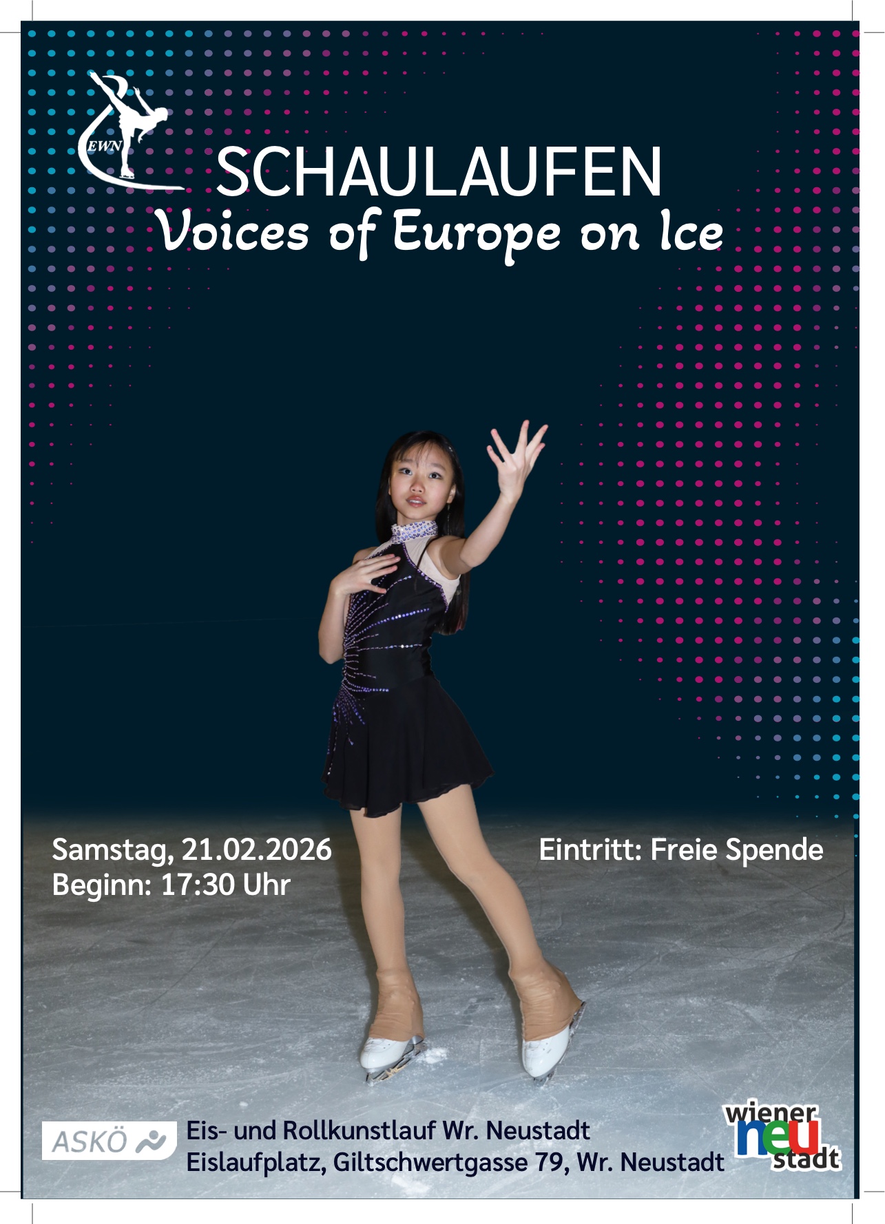 „Voices of Europe on Ice“, kommt zum Schaulaufen!
